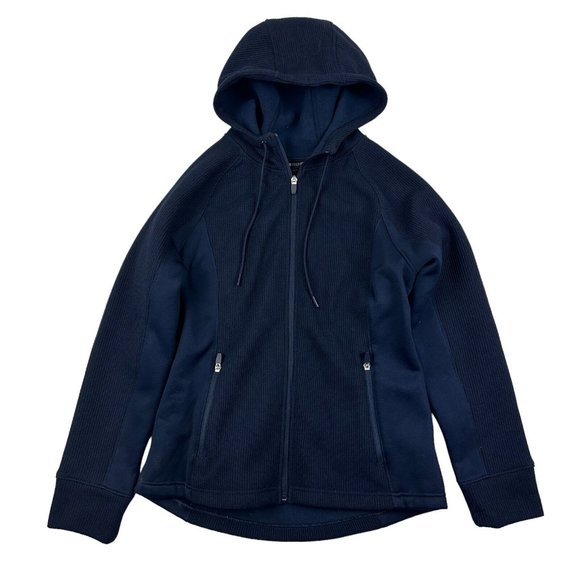 Swiss Tech Women's Waffle Knit Tech Fleece Hooded Jacket - Picture 10 of 16